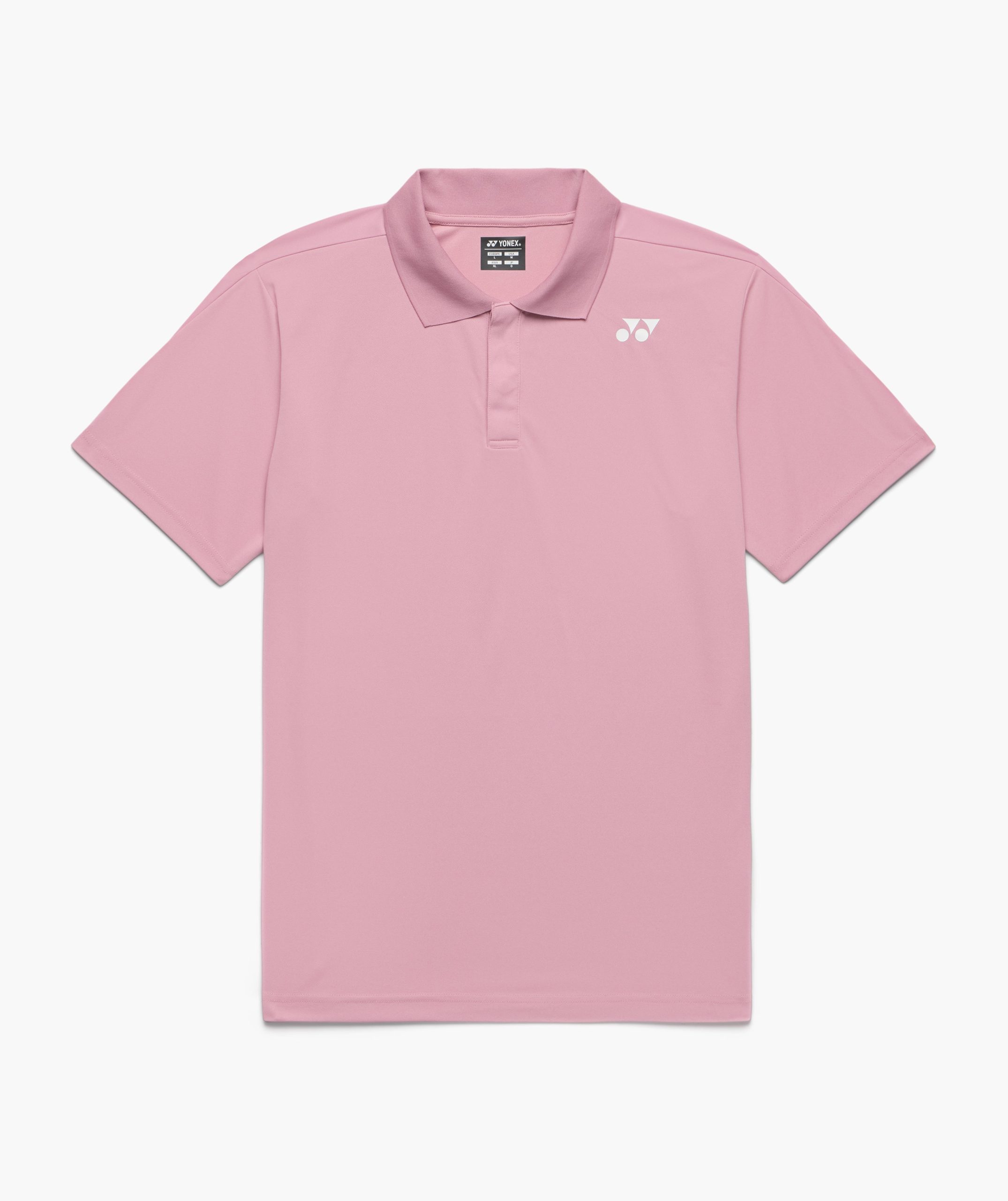 YONEX ESSENTIAL POLO SHIRT (PEARL ROSE) - Image 4