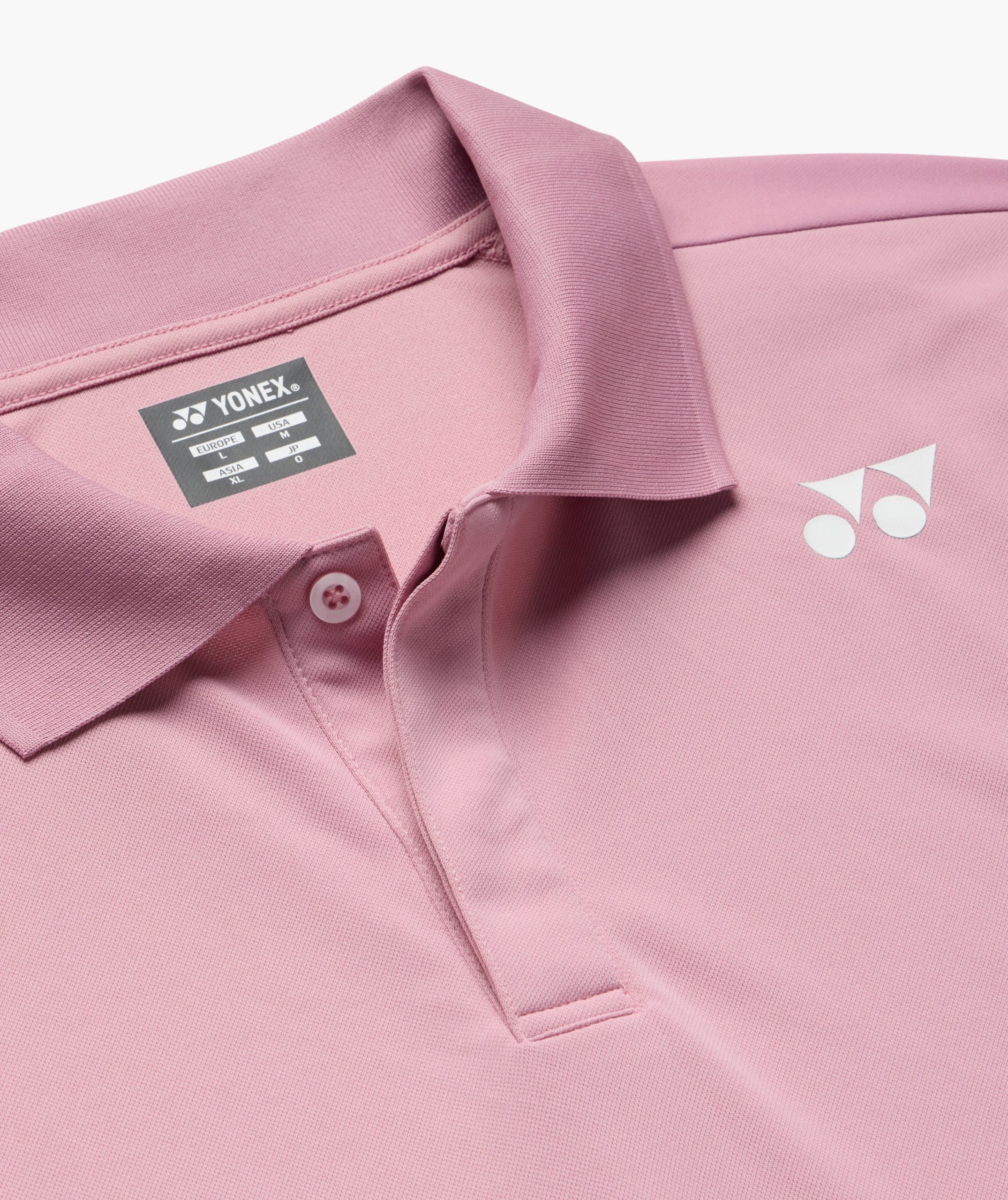 YONEX ESSENTIAL POLO SHIRT (PEARL ROSE) - Image 7