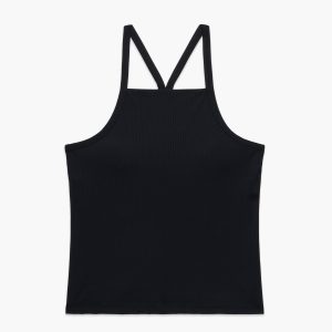 CROSS-BACK TANK WITH BUILT-IN BRA