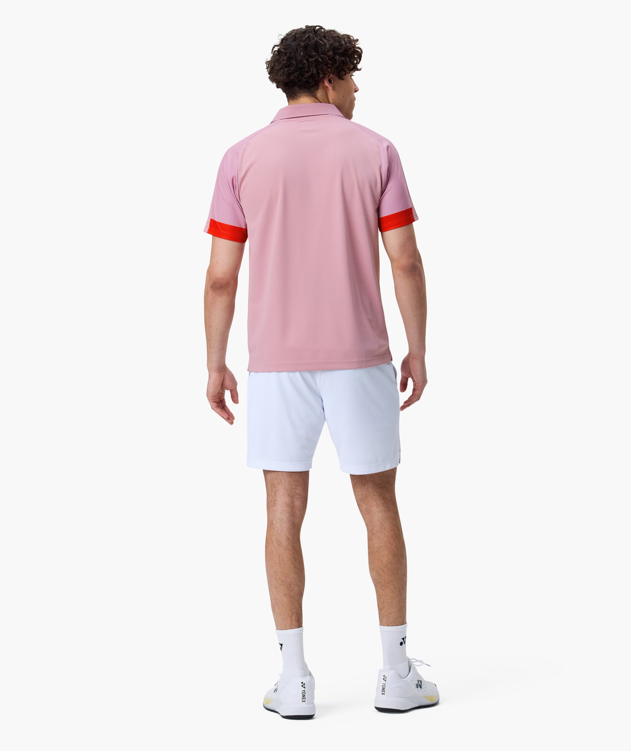 YONEX ESSENTIAL POLO SHIRT (PEARL ROSE) - Image 5