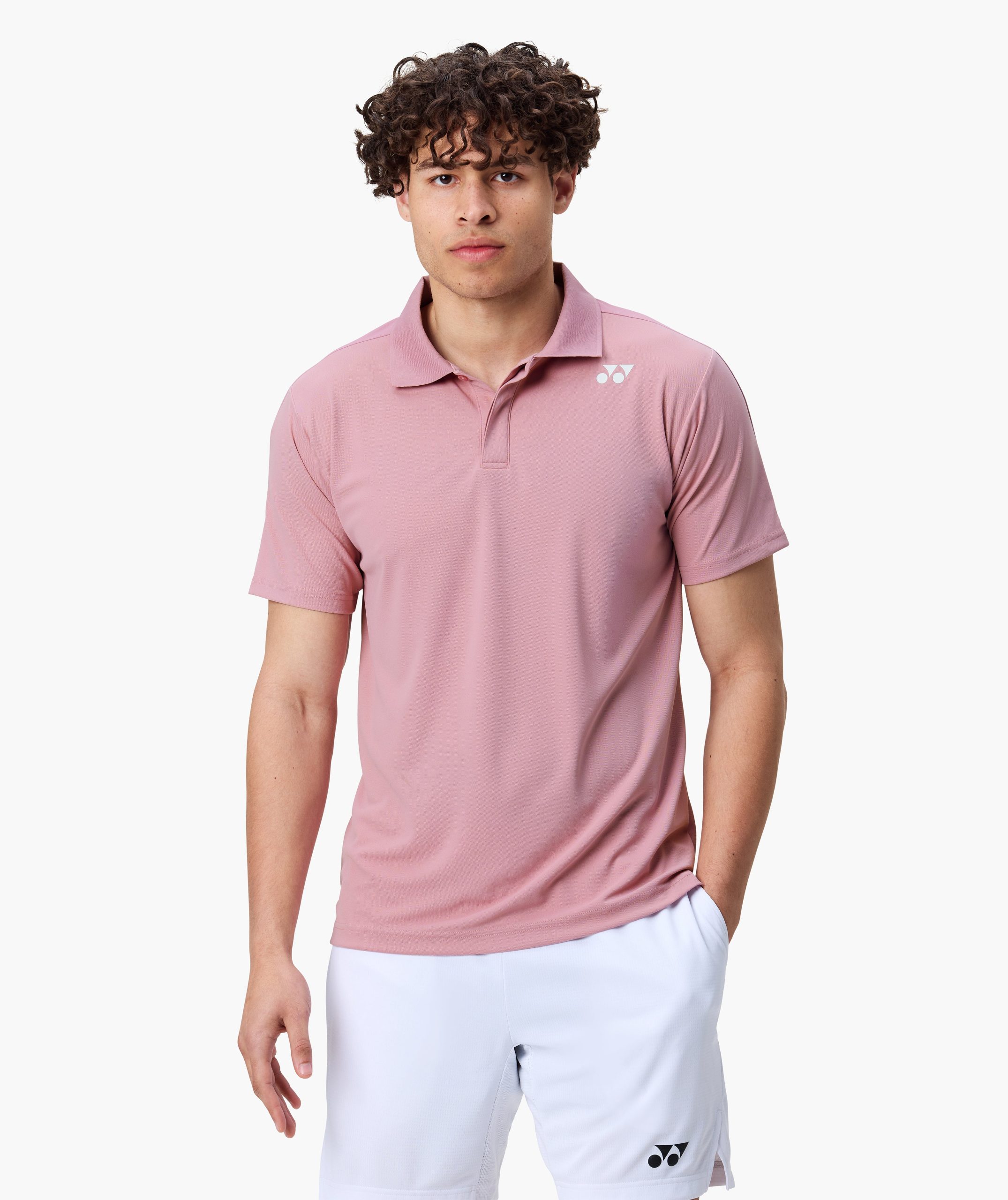 YONEX ESSENTIAL POLO SHIRT (PEARL ROSE)