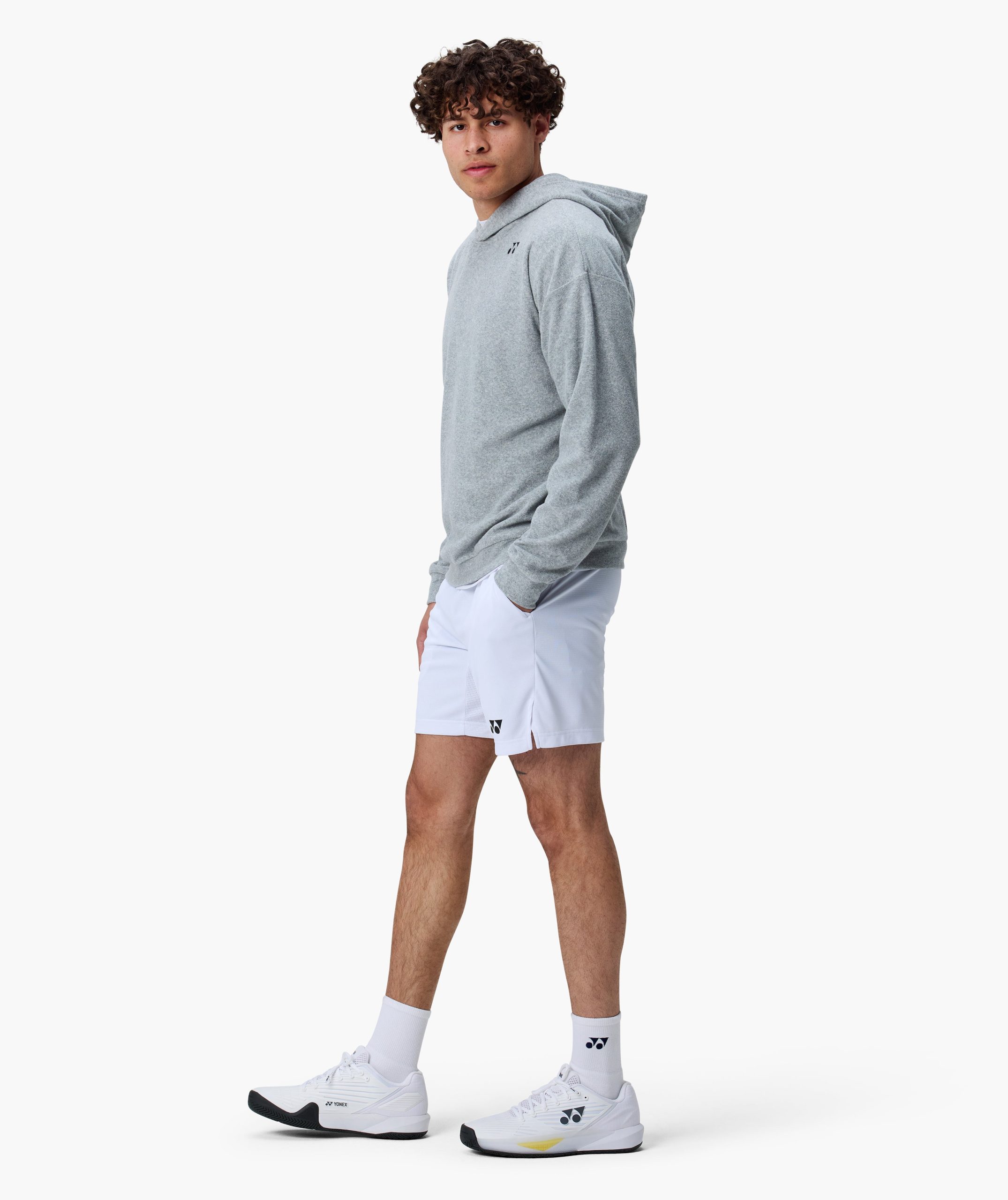 YONEX TERRY CLOTH WARM-UP HOODIE - Image 5