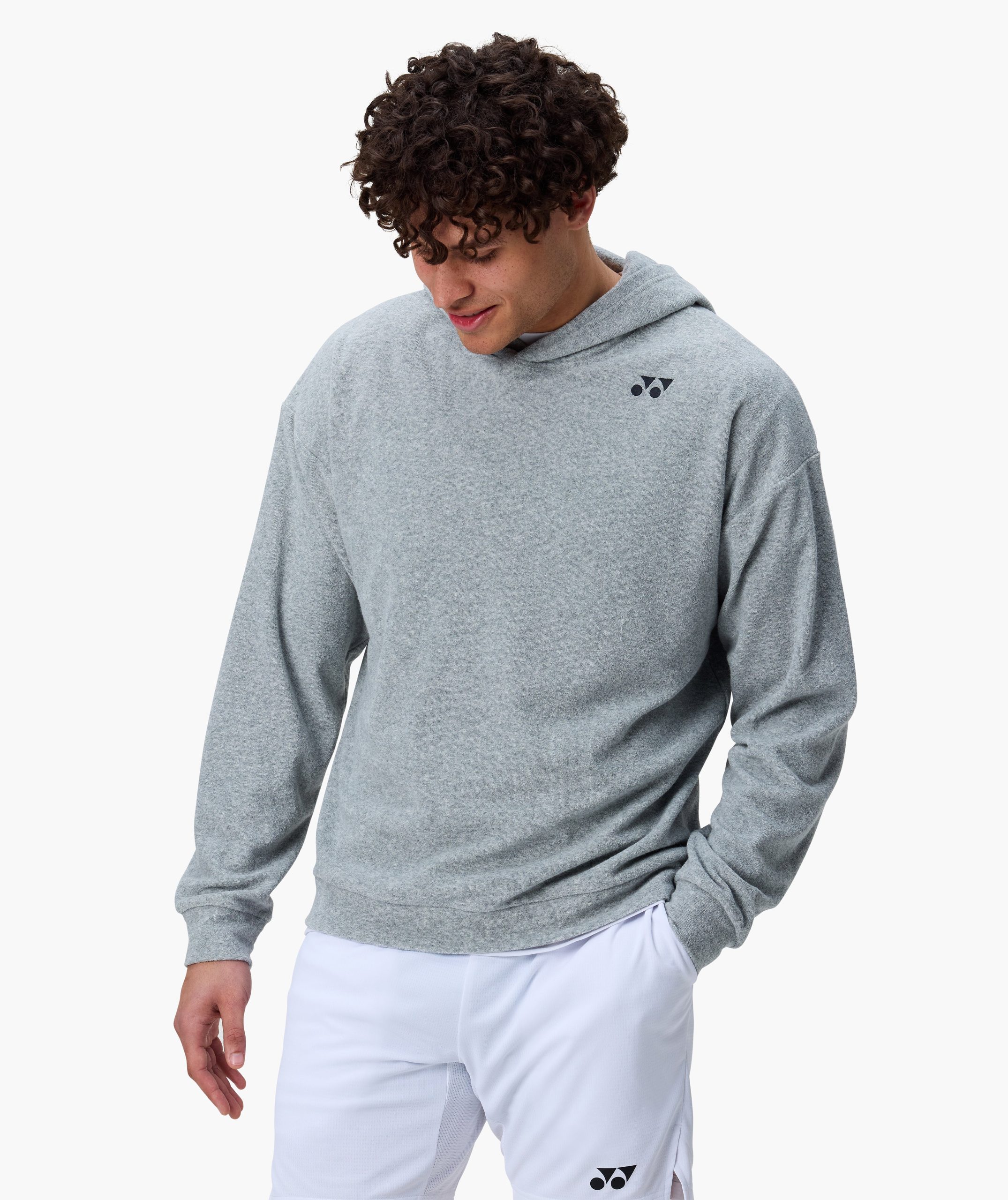 YONEX TERRY CLOTH WARM-UP HOODIE - Image 3